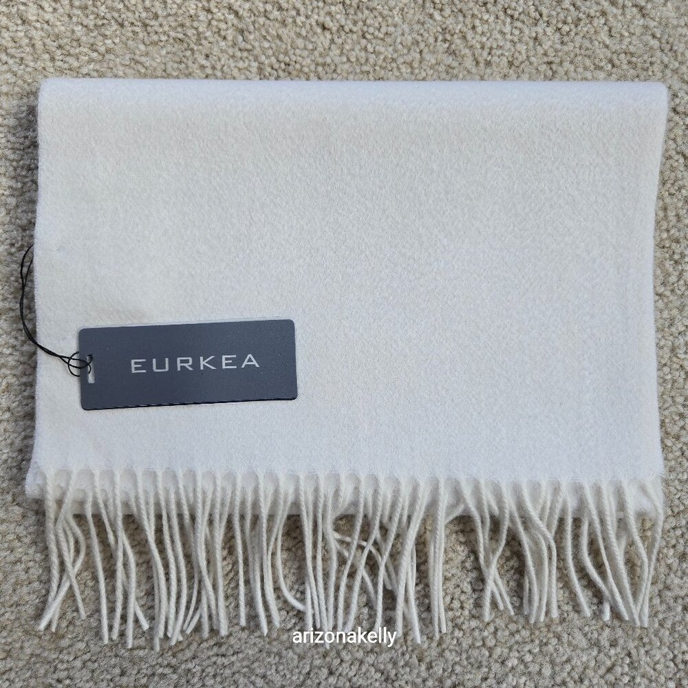 NWT Eureka Cashmere Scarf Ivory